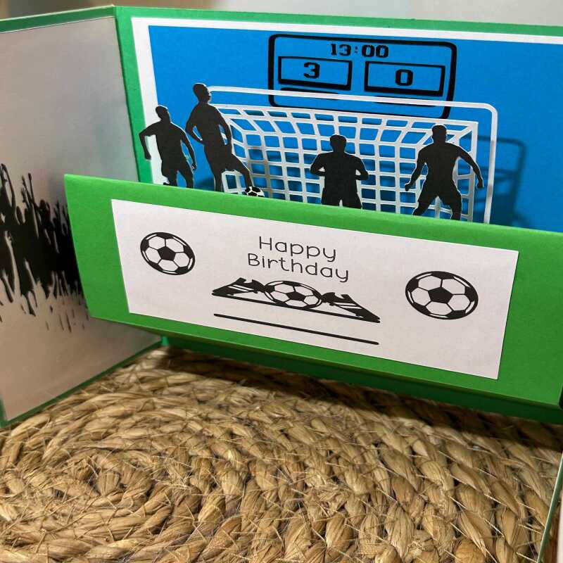 Surprise the Sports lover in your Life with a Handcrafted Football Pull Tab Card