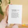 Birthday Card For Stepmum Fun Dictionary Quote Card For Stepfather Custom Message Card For Stepmum Funny Birthday Card - Large (5x7) / Blank Message
