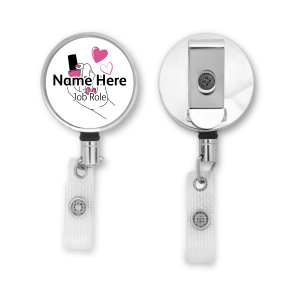 Personalised Metal ID Reel - Painted Nails