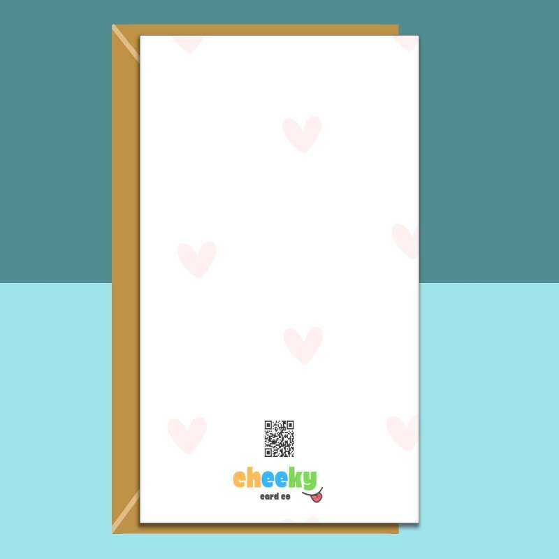 Funny Personalised Engagement Card - Cheeky Design - Custom Names - For Newly Engaged Couple - Him and Her, Him and Him, Her and Her - Blank inside - Regular - Matte