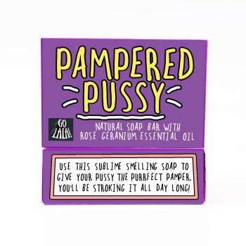 Pampered Pussy Soap  | Rose Geranium | Vegan | Funny Gift | Stocking Filler | Secret Santa | Valentine