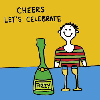 Cheers Greetings Card