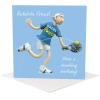 Padel Birthday Card for Him - Padelista Prince Card - Polymer Clay Art by Erica Sturla - Padel UK