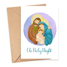 Christmas Card - Oh Holy Night - Small (A6)