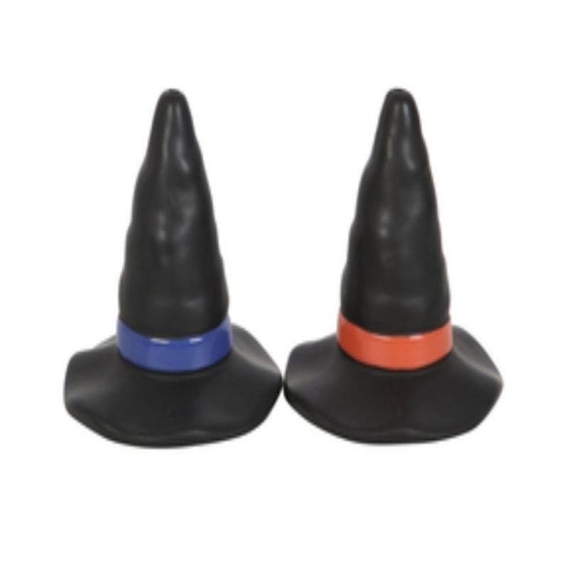Halloween Witch Hat Salt and Pepper Shakers