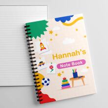 Personalised A5 Notebook - Nursery Themed
