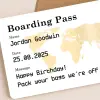 Boarding Pass Scratch off | Scratch Reveal For Holiday Surprise | Surprise Holiday Ticket