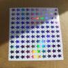 Purple Holographic Star Stickers