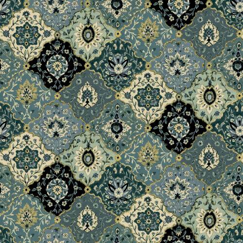 KASHMIR - TEAL/JADE