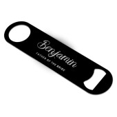 Wedding Drinks Beer Bottle Opener Bar Blade Personalised