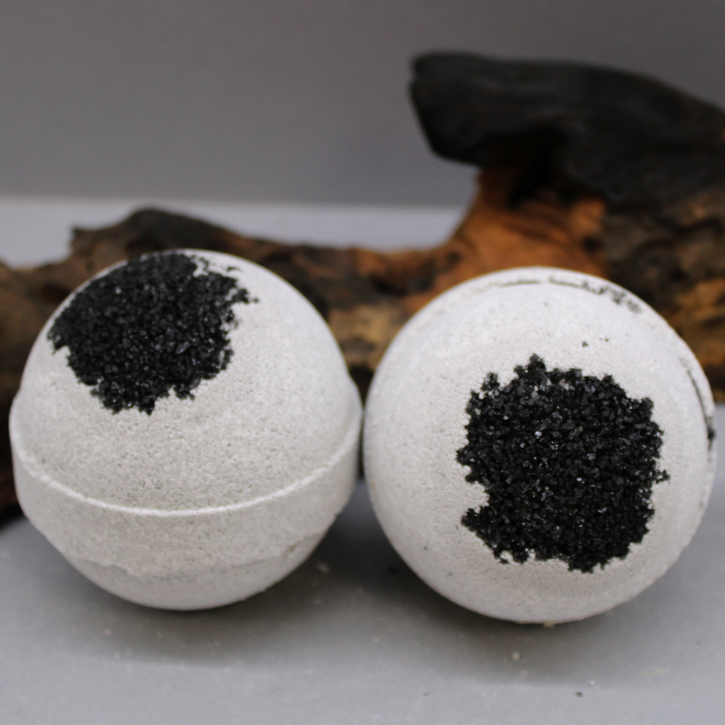 Sea Salt & Moss Activated Charcoal Bath Bombs