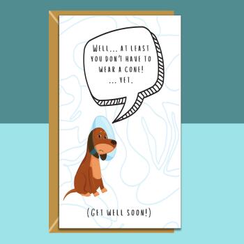 Funny Get Well Soon Card  - Personalised - Operation Recovery - Knee Surgery - Hip Replacement - hysterectomy - Eye Surgery - Treatment Card