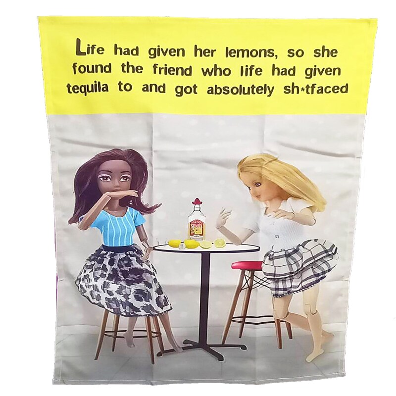 Fun Tea Towel | Trollied Dollies | Kitchen Gift |