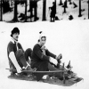 Bob Drivers Heading Home - a 17.5 x 12.5cm Christmas Card from Holy Mackerel's Alternative Image Range of Festive Designs.