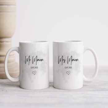 Personalised Mr And Mrs Mug