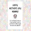 MOTHER'S DAY card from the dog, card from 2 dogs, 3 4 dogs, funny mother's day card, if I we could talk I would tell you I we love you mummy - 1