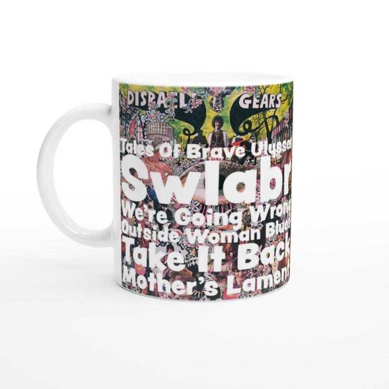 Cream Disraeli Gears Vinyl Album Track Mug - Ceramic White