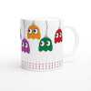 Pacman Christmas Bauble Mug - Ceramic White