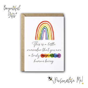 Positivity Card - You Are A Truly Marvellous Human Being