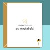 Funny Graduation Card - For Him or For Her - Personalised inside or blank - For University, College, PHD, Law School or more - Graduate Gift - Blank inside - Regular - Matte