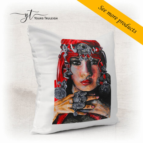 Amazigh Girl - Red - Large Range of Giftware available.