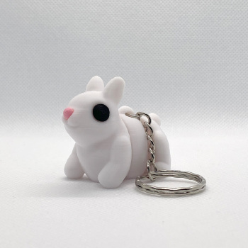 Baby Bunny Keyring