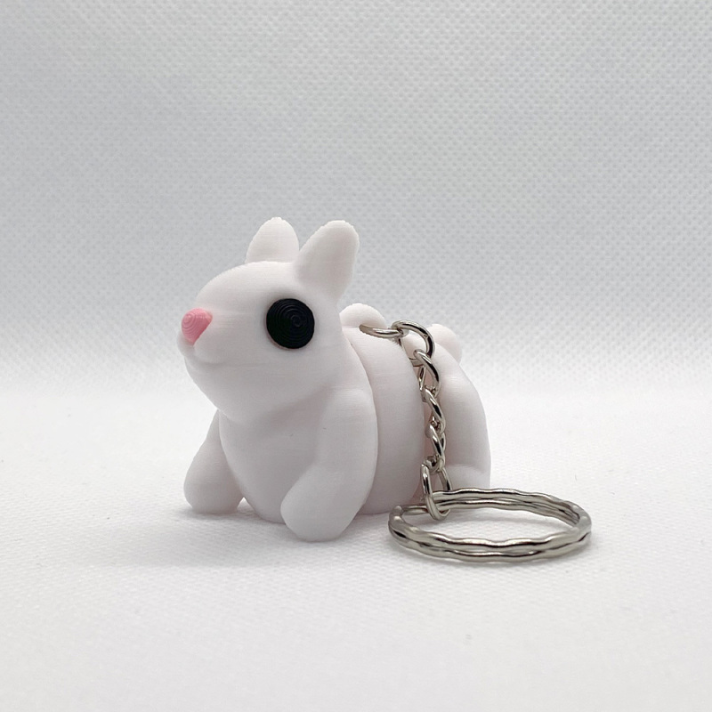 Baby Bunny Keyring