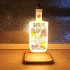 Single stem Copper frame Bottle table lamp Jack Daniels/Makers Mark/Jagermeister/Arber Gin