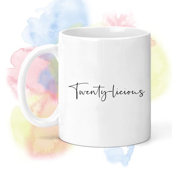 Birthday Ceramic Mug - Twenty-licious