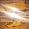 Rotary Dial Telephones Vintage Cream Lamp, With white rim spots and green rotary, 1970s GPO 746 Models