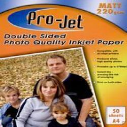 Projet A4 220gsm Double Sided Matt / Matte