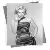 Marilyn Monroe beckoning, vintage photographic black and white card - 12.6 x 17.7cm and blank inside - made in the UK