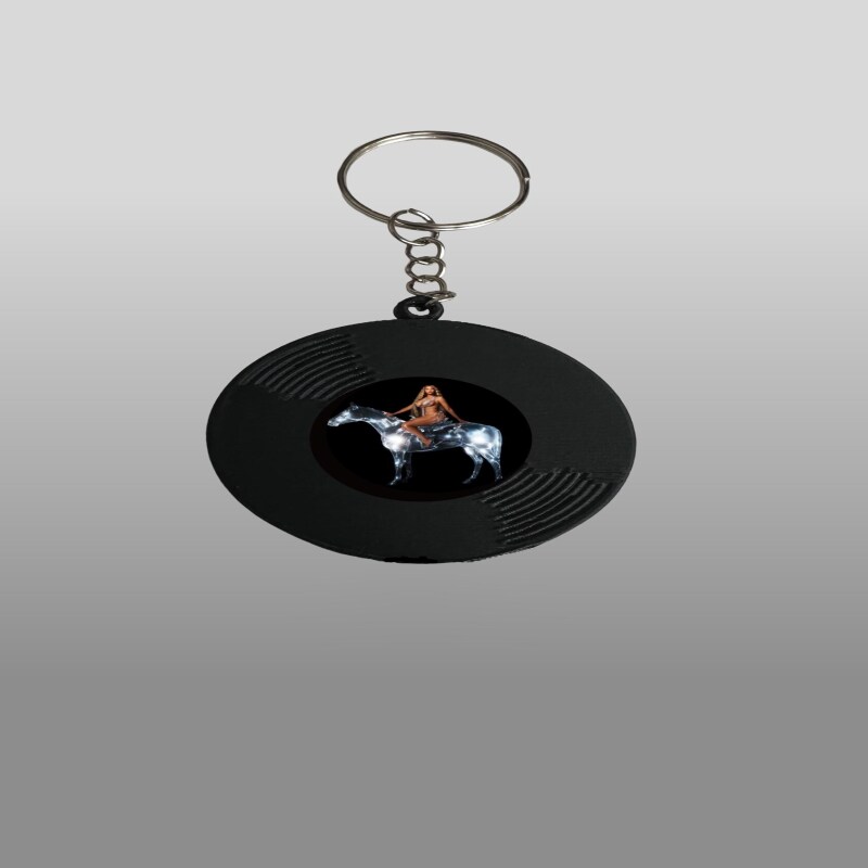 Beyonc&eacute; Vinyl 3D Print Keychains / Keyrings - 4