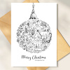 Corporate Christmas Cards Branded | Corporate | Company | Christmas Cards for Clients  Staff, Co-Workers, Teams & Clubs Christmas Cards - A6 - 4.1" x 5.8"