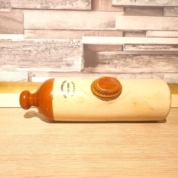 The Pioneer Furnishing Stores Liverpool Ceramic Hot Water Bottle - Vintage - Great Window Piece