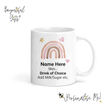 #hello my name is... Midi Set 1 - Pink Pastel Rainbow