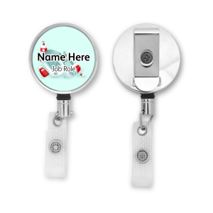 Personalised Metal ID Reel - Watercolour Medical Equipment