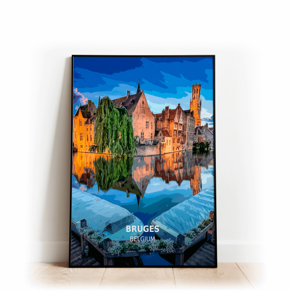 Bruges - Belgium - High Gloss Print - A4 - Standard