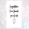 Rude engagement card - congratulations to my our favourite pair of c*nts cheeky - My