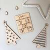 Personalised Christmas Favour Game / Noughts and Crosses / Table Favours / Table Decoration / Mini Games