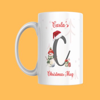 Personalised Christmas Mug For Her or Him - Cute Tea or Coffee Mug for yourself or your friend or family this Xmas - Perfect Secret Santa