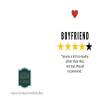 Boyfriend - 4 Stars - Valentine's Card - For him - Snores too much!