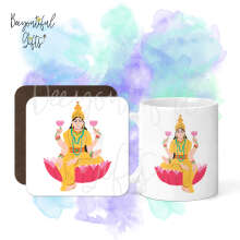 Mug & Coaster Set - Cartoon Lakshmi