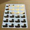 Rubber Duck Golden Stickers - 2