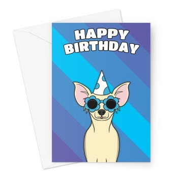 Chihuahua Dog Birthday Card