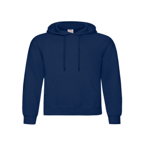 Personalised Fruit of the Loom Overhead Hoodie - Navy - XL