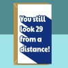 Funny 30th Birthday Card - Personalised inside if required - For Him or For Her - Perfect greetings card for someone turning 30 years old - Blank inside - Regular - Matte