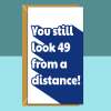 Funny 50th Birthday Card - Personalised inside if required - For Him or For Her - Perfect greetings card for someone turning 50 years old - Blank inside - Regular - Matte
