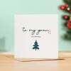 Gran Christmas Card, For Her, Recycled Card, Unique Christmas Card, Gran Gift, Eco-Friendly Card - Square (5.5x5.5) / Blank Inside