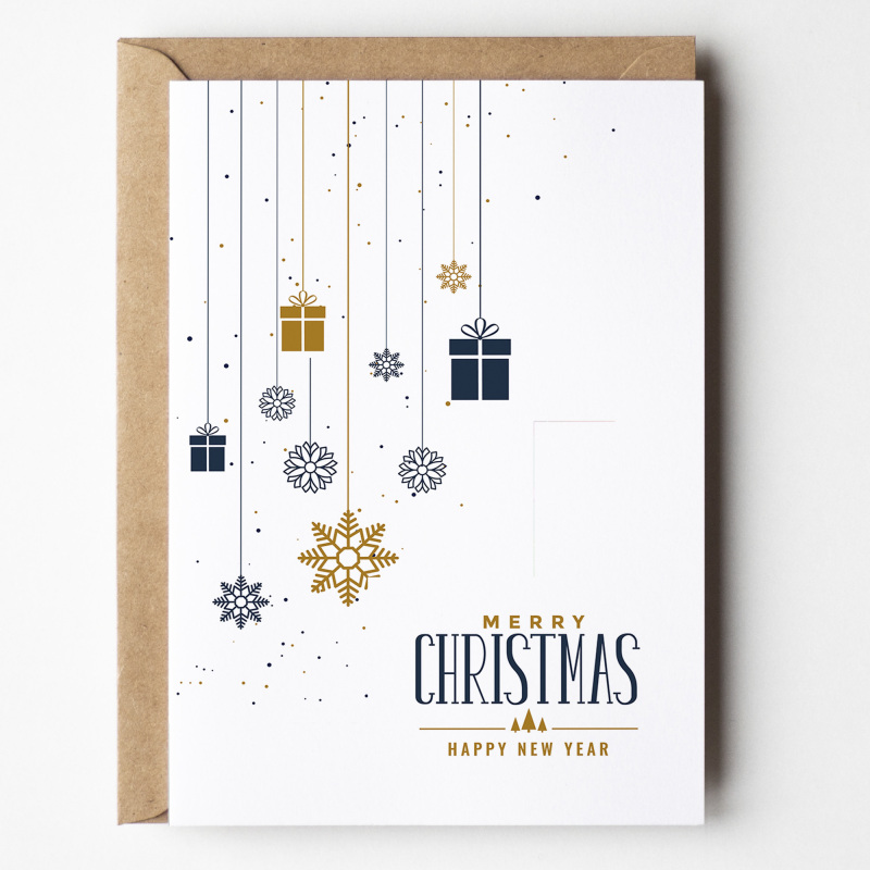 Corporate Christmas Cards Branded | Corporate | Company | Christmas Cards for Clients  Staff, Co-Workers, Teams & Clubs Christmas Cards - A6 - 4.1" x 5.8"